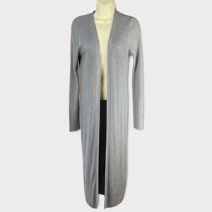 Neiman Marcus Womens Gray Duster Cardigan Acrylic/Rayon